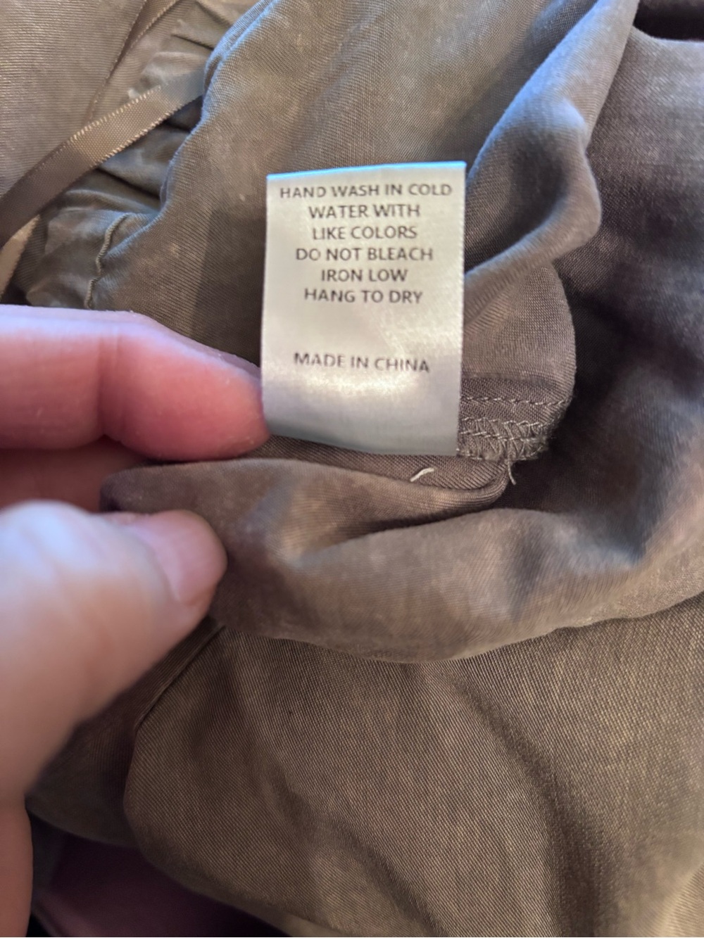 Wide Leg Tiered Drawstring Pants - Olive - Picture 7 of 7